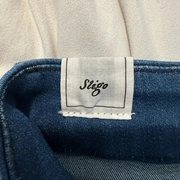 Frank & Eileen Sligo Easy Fit Skinny Jean In Medium Wash Raw Hem Size 26 - Picture 8 of 8